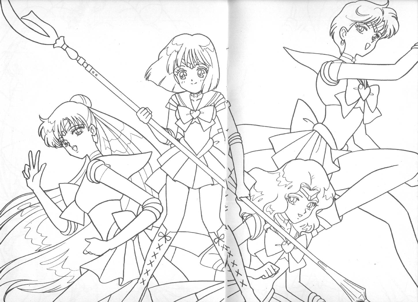 sailor senshi coloring pages - photo #20