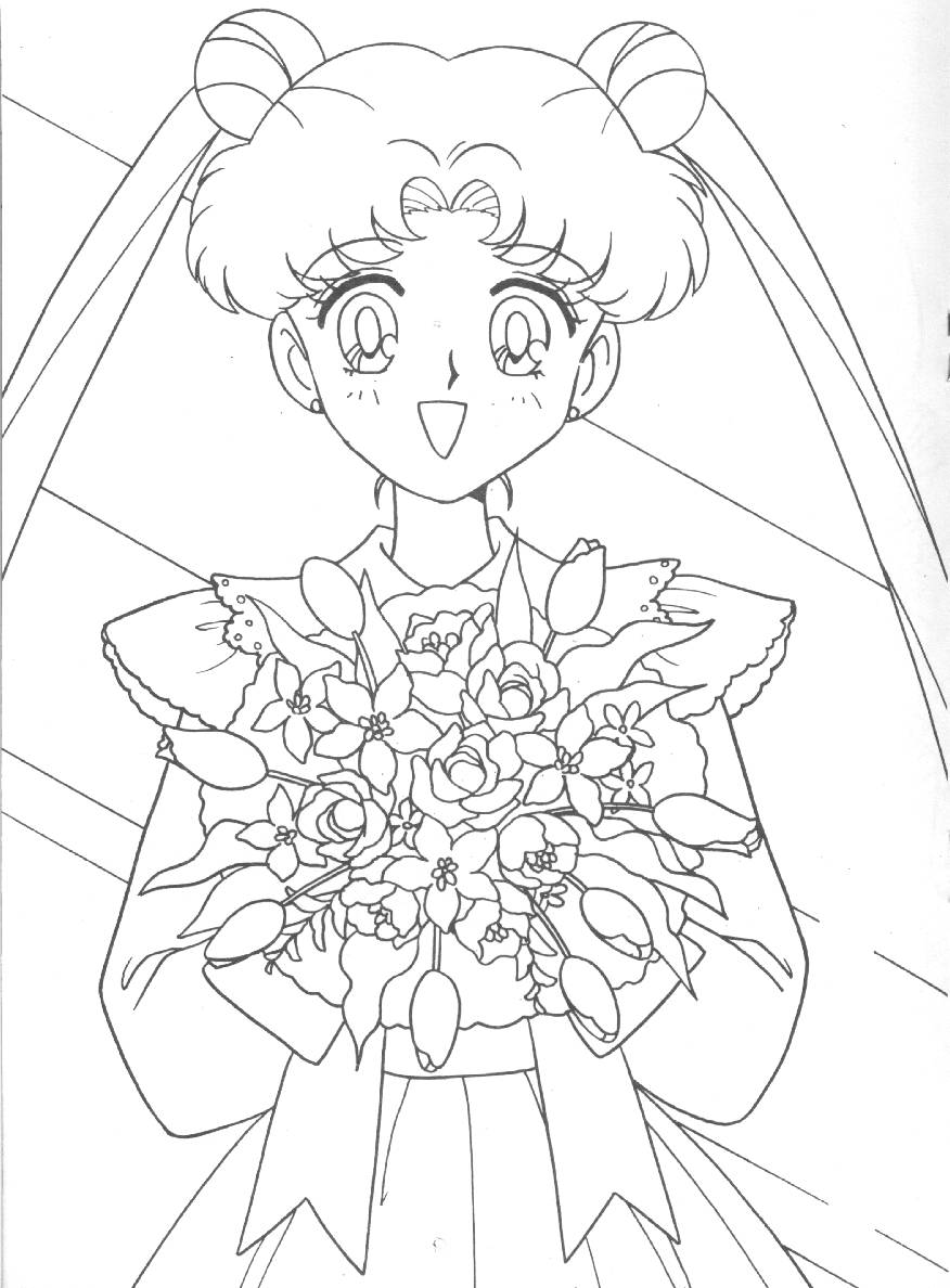 Sailor Moon Coloring Book | Serial Scans